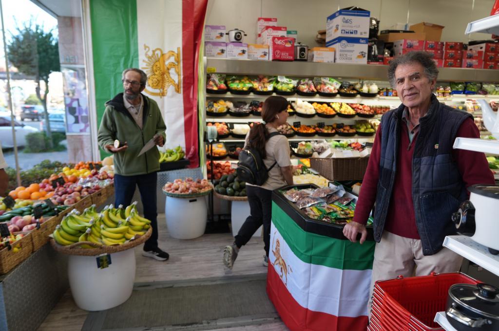 Reza Bahrami a political refugee from Iran, who works at Jordan Market