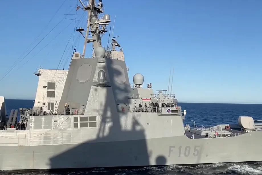 The frigate 'Crist�bal Col�n', in a file image.