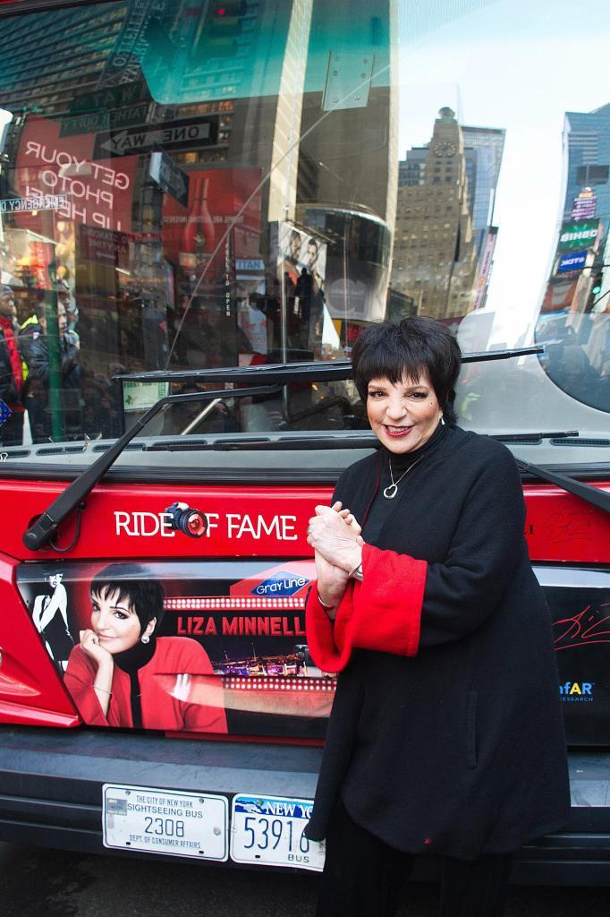 The American actress and singer Liza Minnelli.