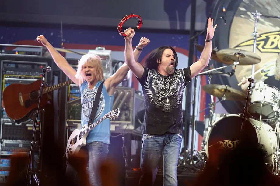 Tommy DeCarlo (right), during a concert in 2013.