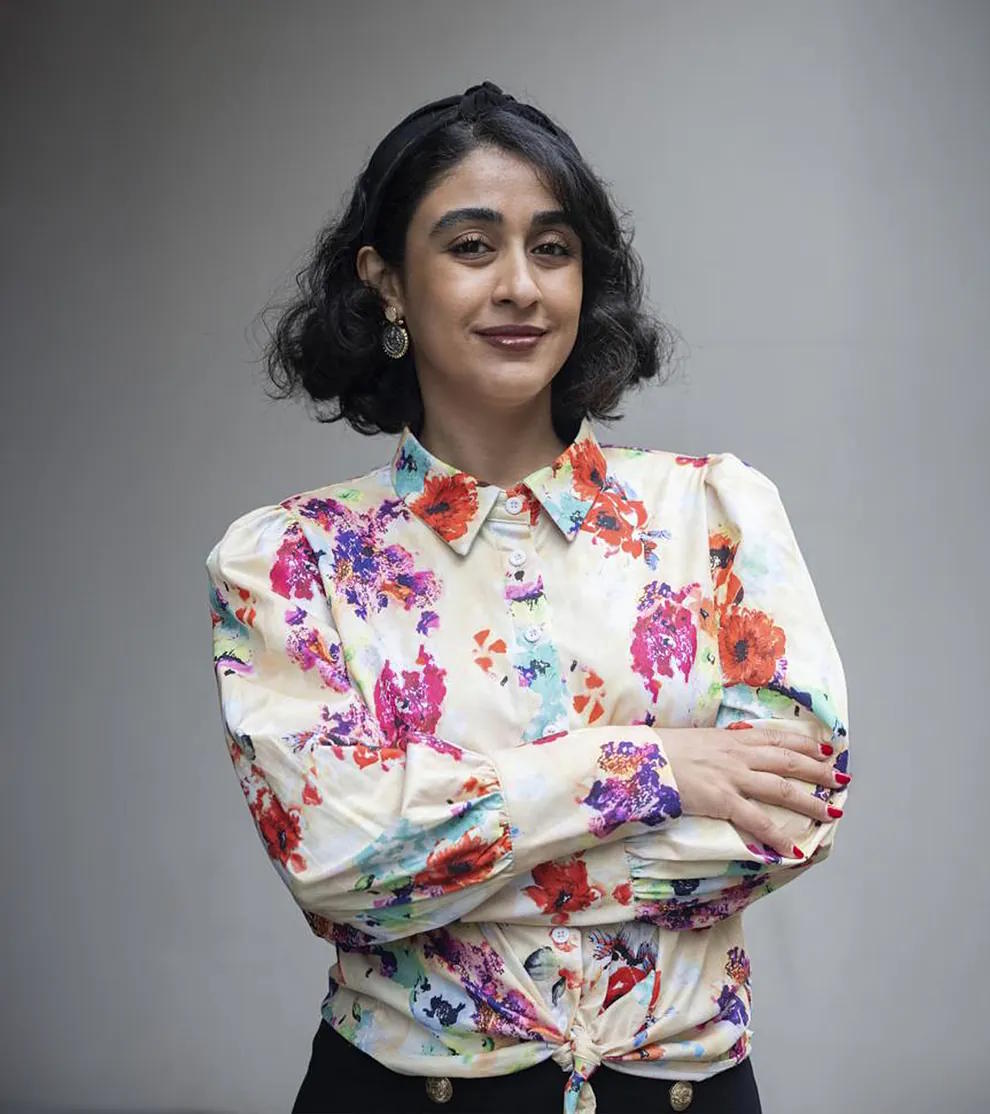 Farnaz was arrested in Iran for wearing a jacket that was too short.