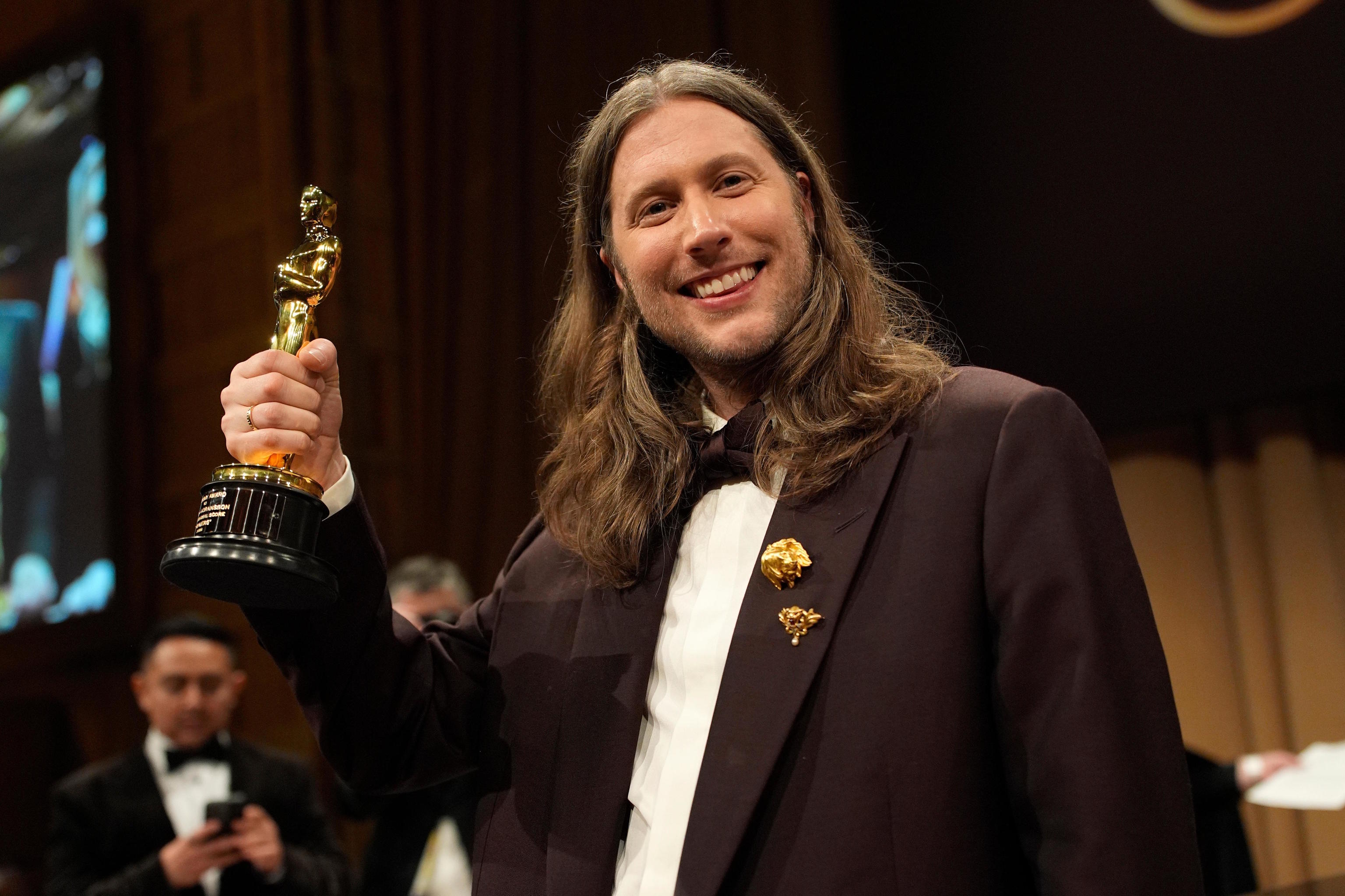 Ludwig Goransson, winner of the award for music for "Sinners".