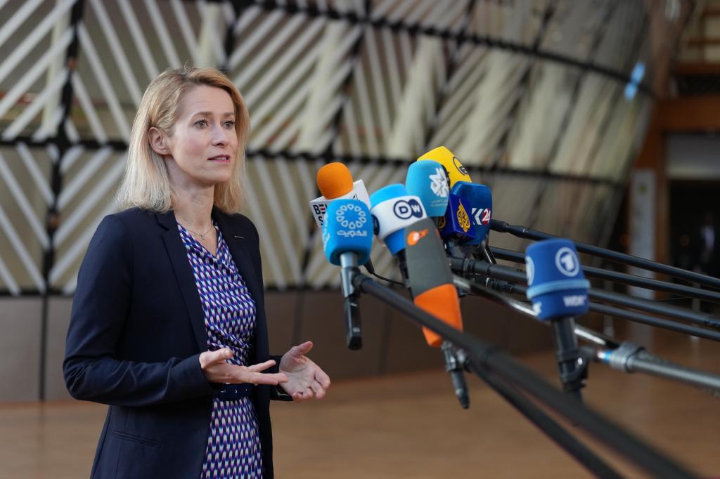 European Union foreign policy chief Kaja Kallas.