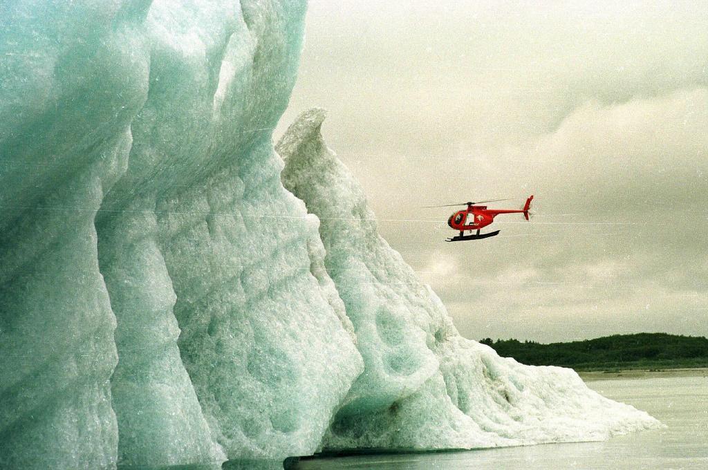 View of an iceberg in Lake Vitus, Alaska.