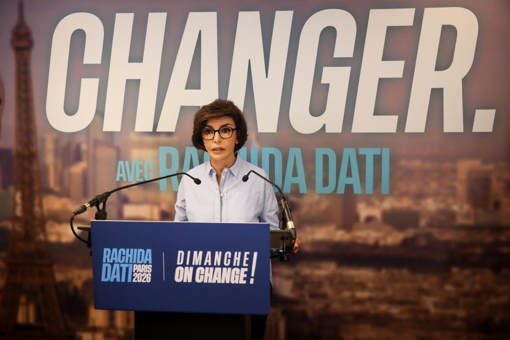 Conservative candidate for Paris mayoral election Rachida Dati