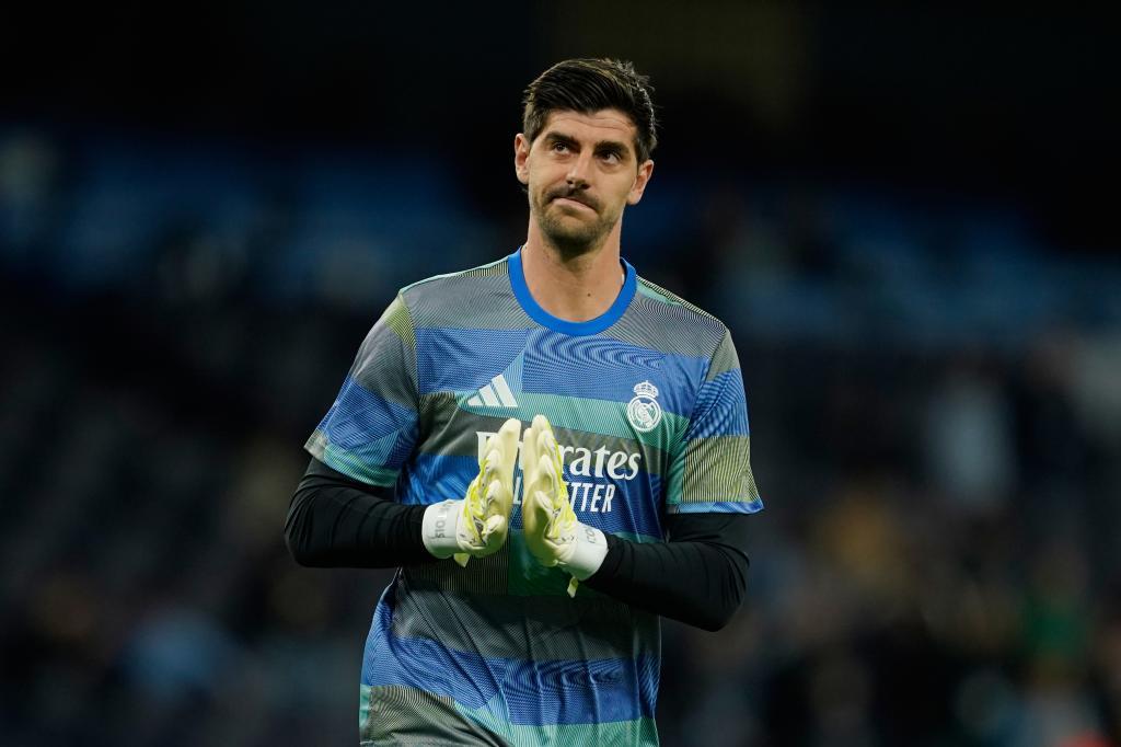Real Madrid's goalkeeper Thibaut Courtois.