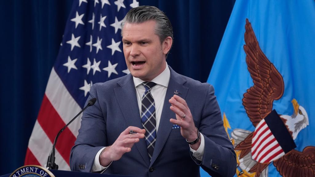 Defense Secretary Pete Hegseth.