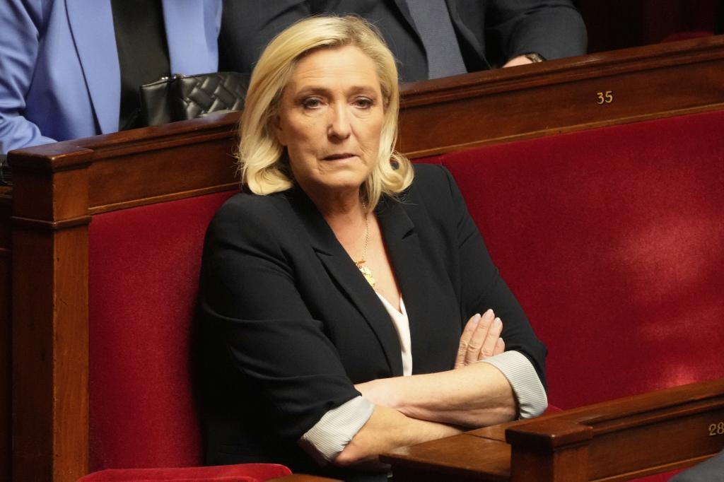 French far-right leader Marine Le Pen.