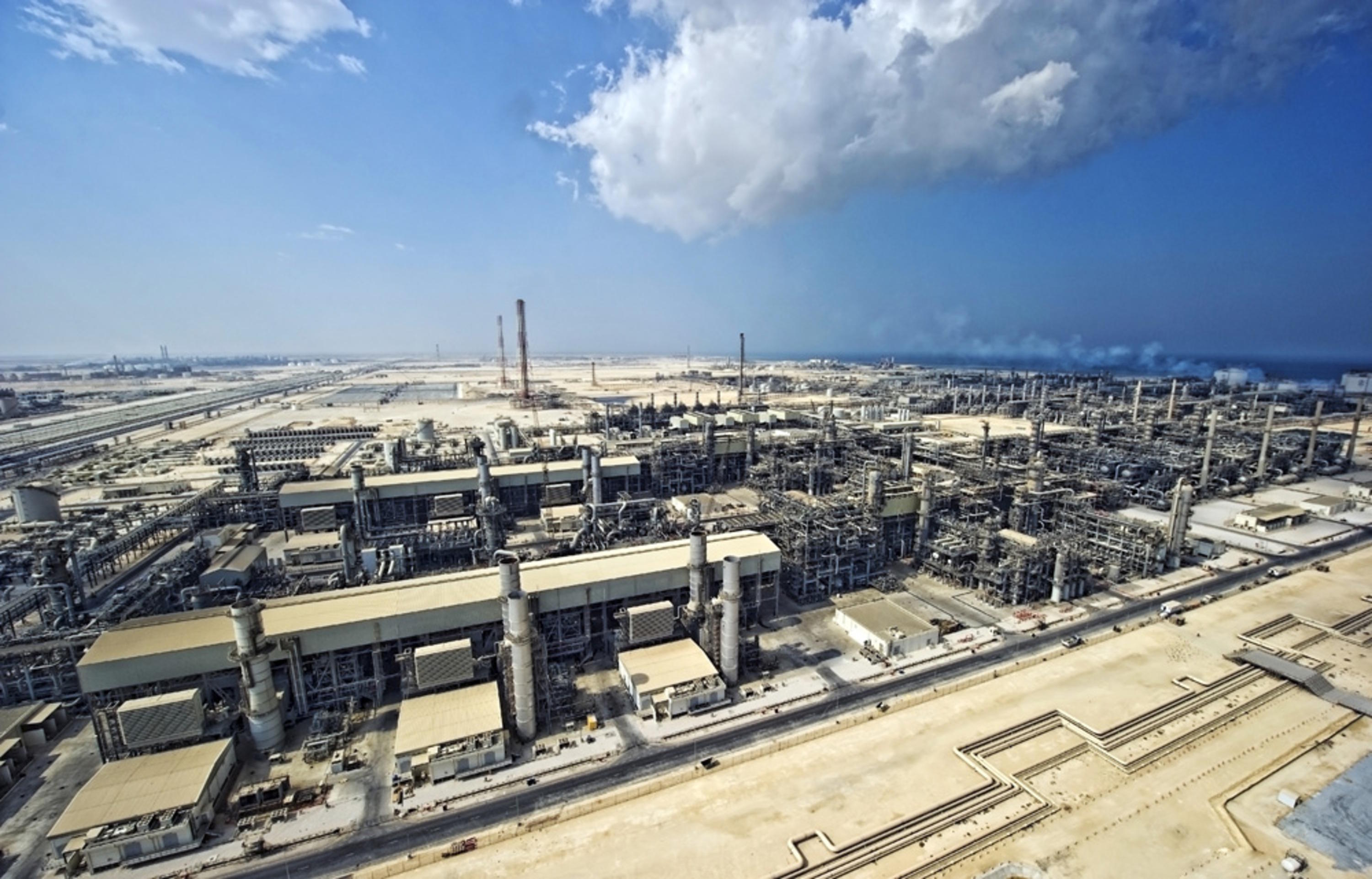 The Ras Laffan LNG facility in Qatar.