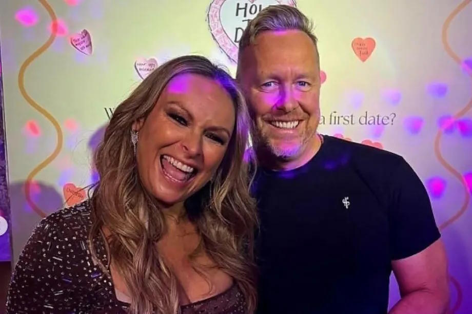 Presenter Mel Schilling, in an image from her Instagram account, with her husband Gareth.