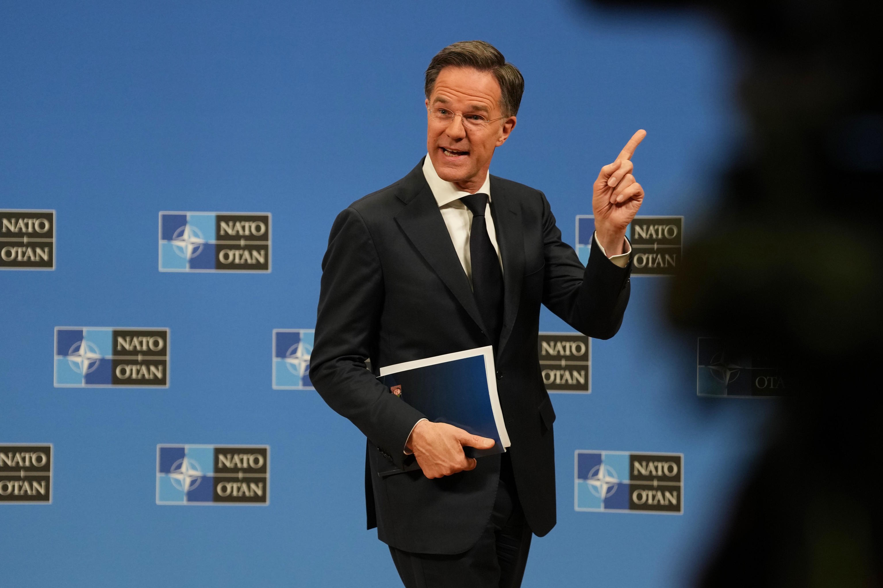 NATO Secretary-General, Mark Rutte, in Brussels on Thursday.