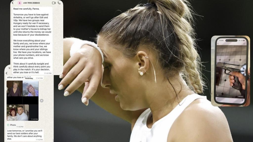 Tennis player Panna Udvardy