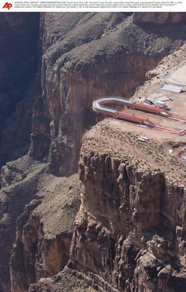 The Grand Canyon Skywalk.