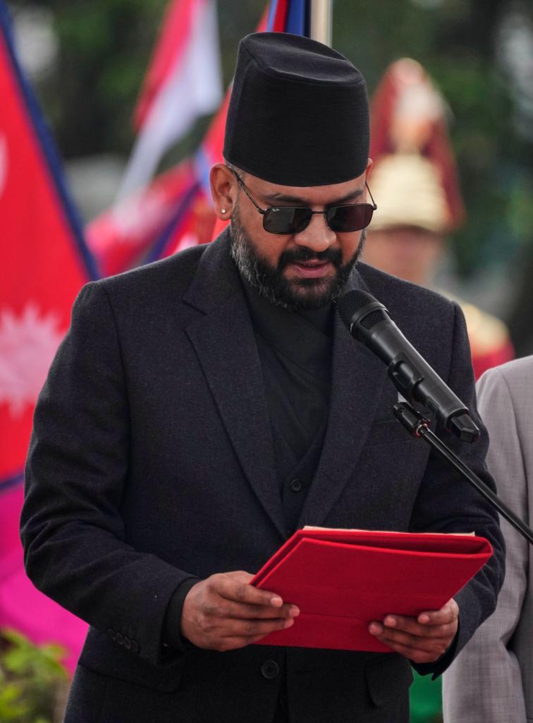 Nepal's youngest Prime Minister Balendra Shah.