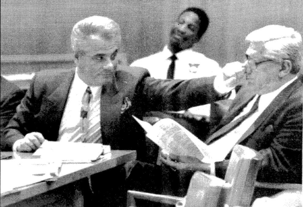 Gangster John Gotti in court.