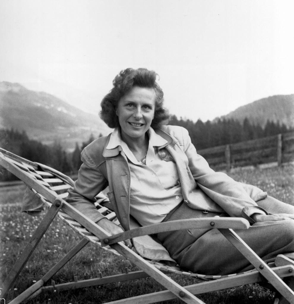 German filmmaker Leni Riefenstahl.