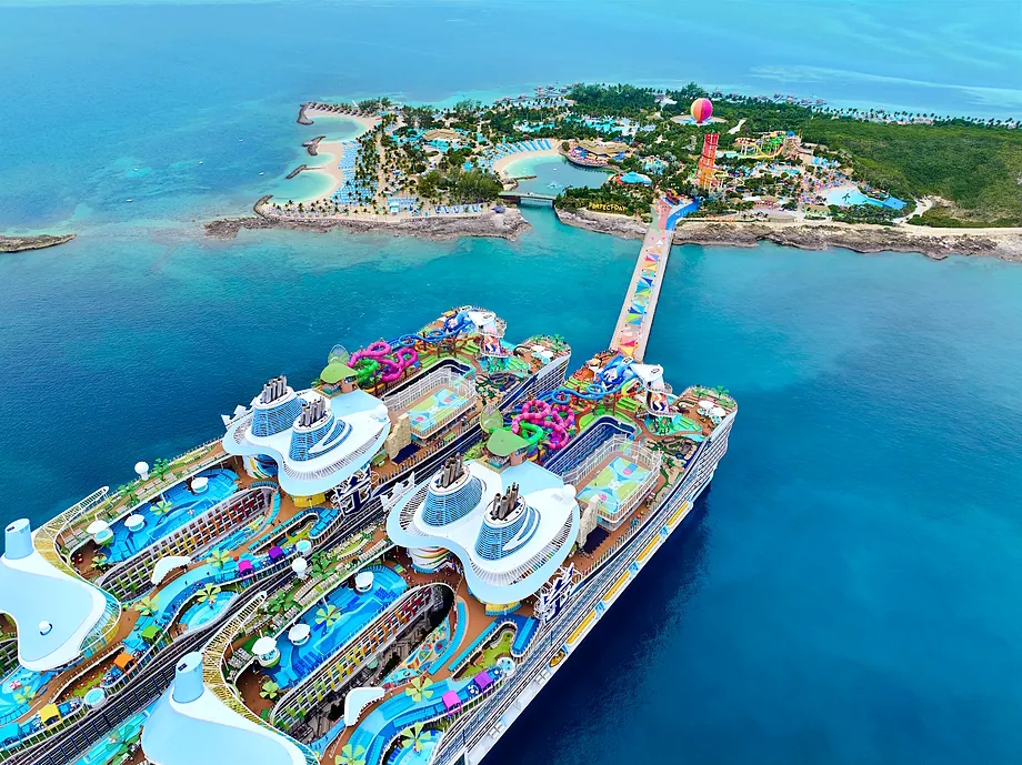 Royal Caribbean's private Caribbean island.