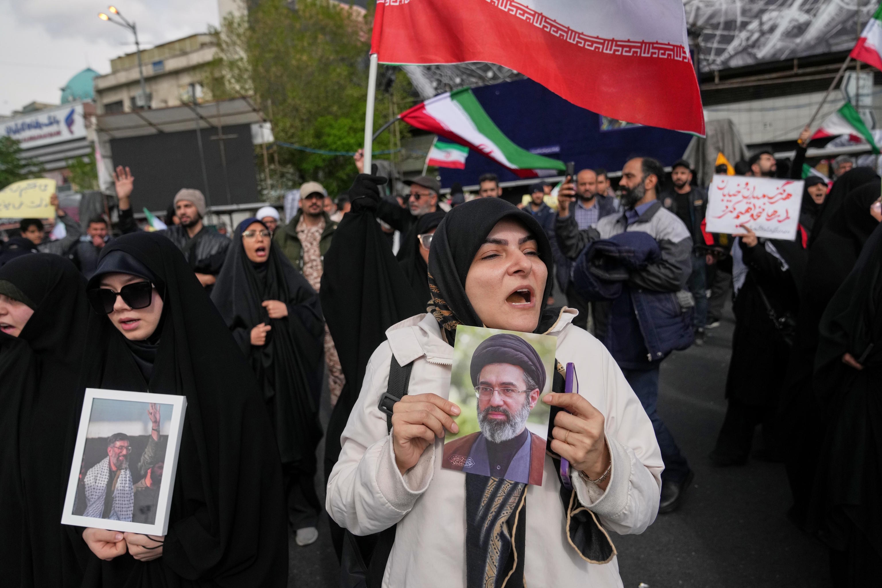Iranians took to the streets of Tehran to celebrate the ceasefire as a victory against the US.