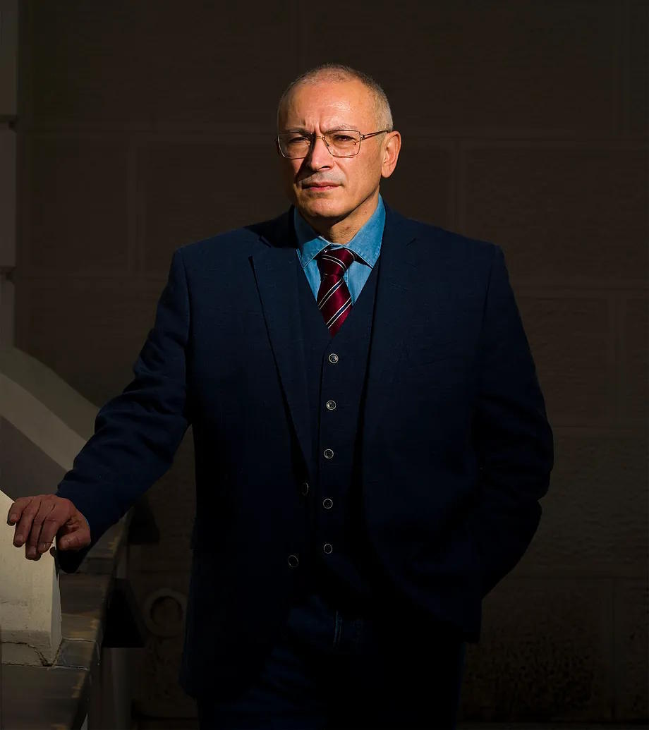 Mikhail Khodorkovsky, yesterday in Madrid.