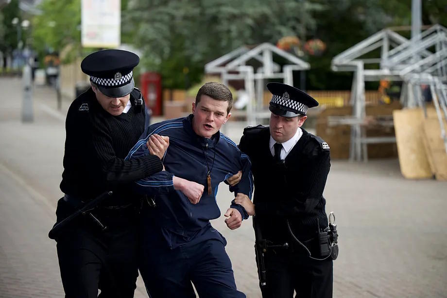 Robert Aramayo, in a scene from the movie Uncontrollable, which he stars in.