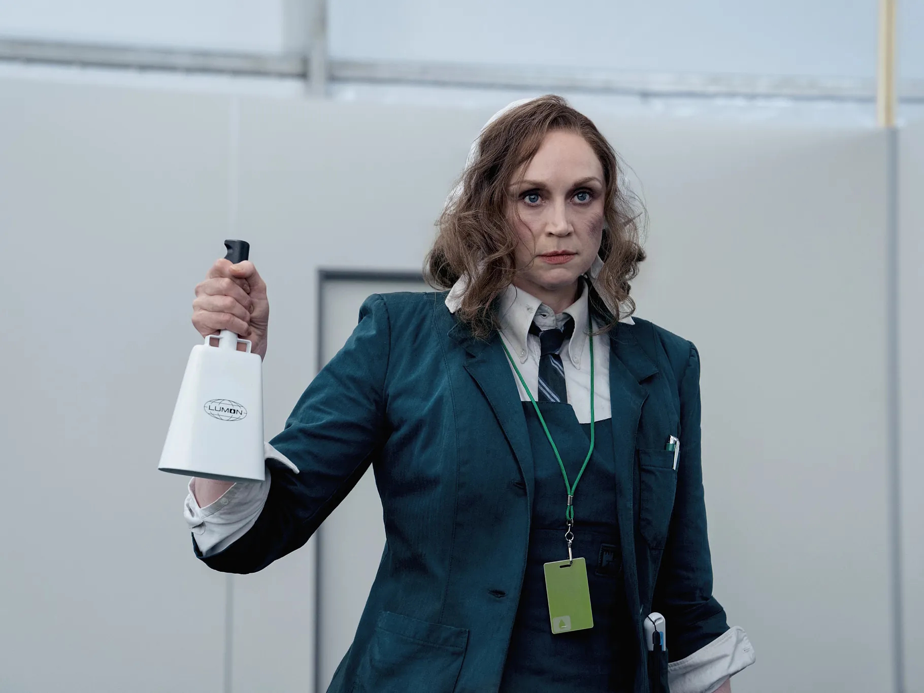 It's tough to keep up your beauty routine at the office&mdash;just ask Gwendoline Christie in 'Separation'