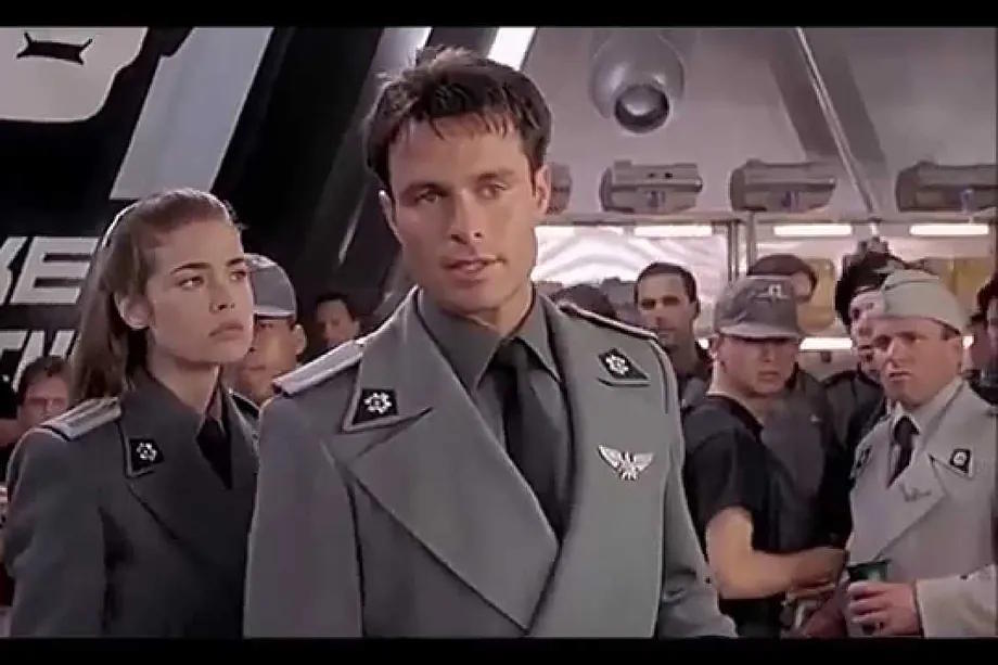 Patrick Muldoon, opposite Denise Richards in Starship Troopers.