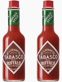 A selection of some of the sauce bottles.