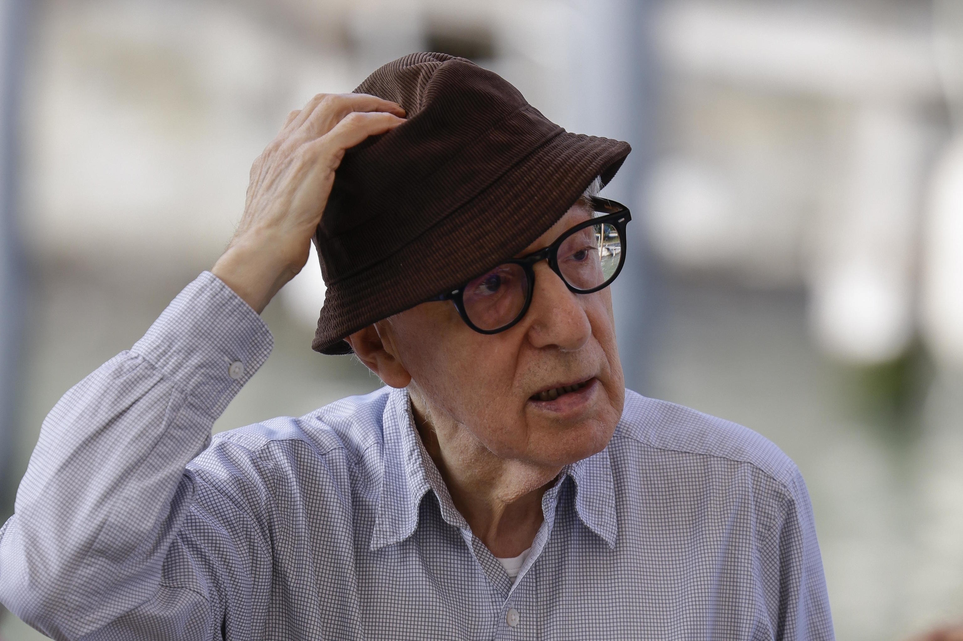 Film director Woody Allen at the 2023 Venice Film Festival.
