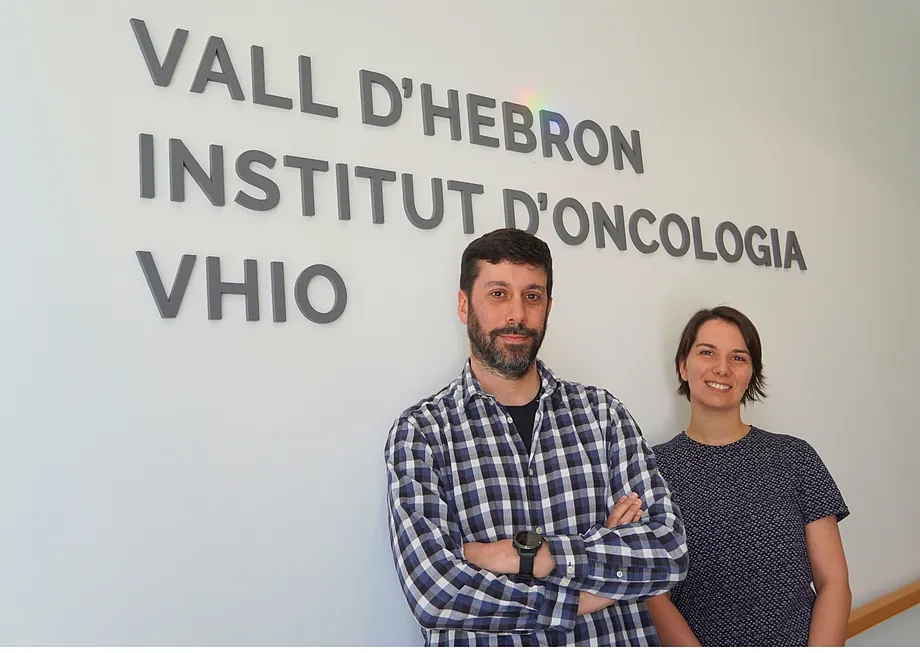 Researchers Jos� Antonio Seoane and Silvana Maas.