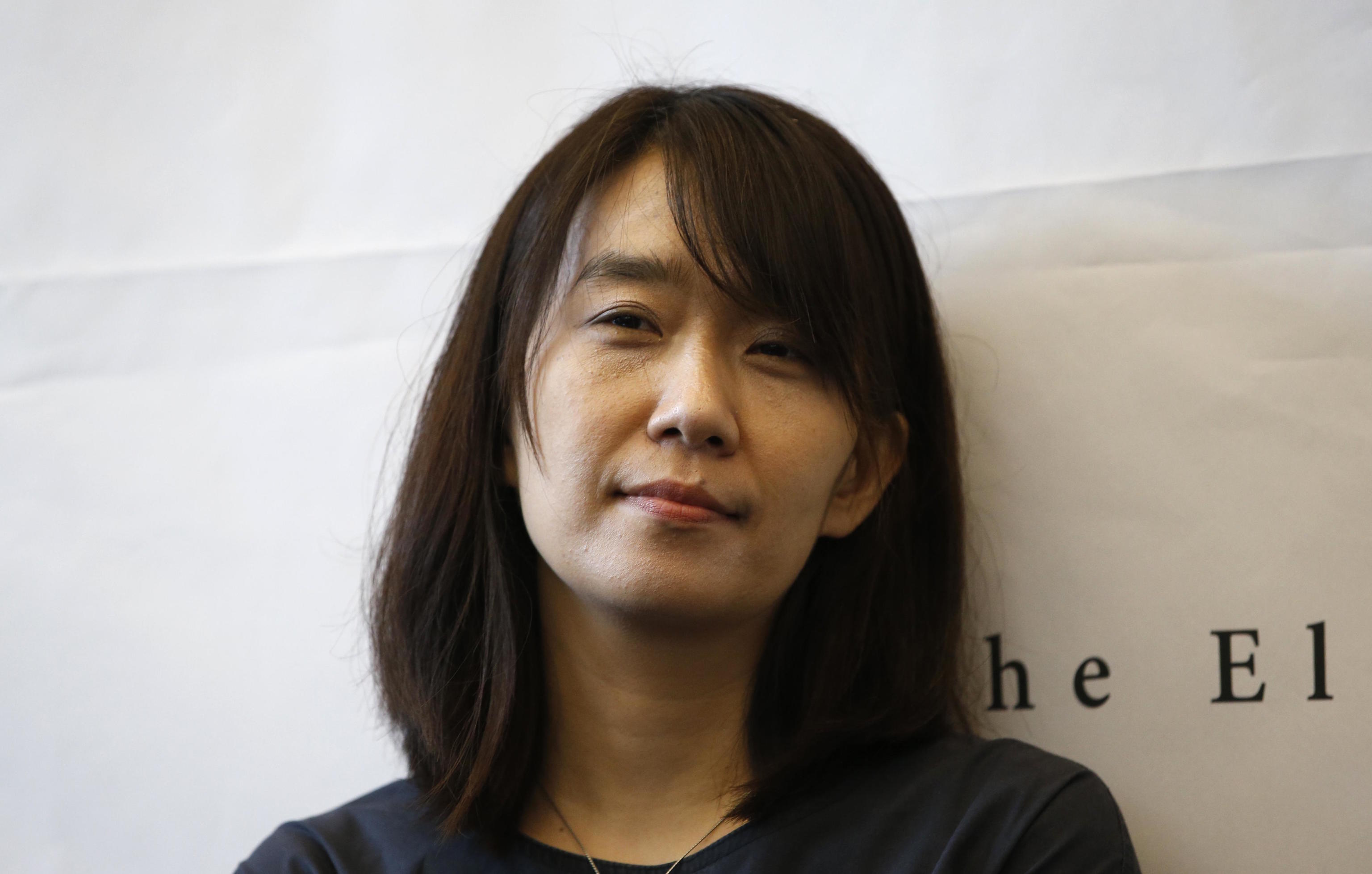 South Korean writer and Nobel Prize in Literature, Han Kang.
