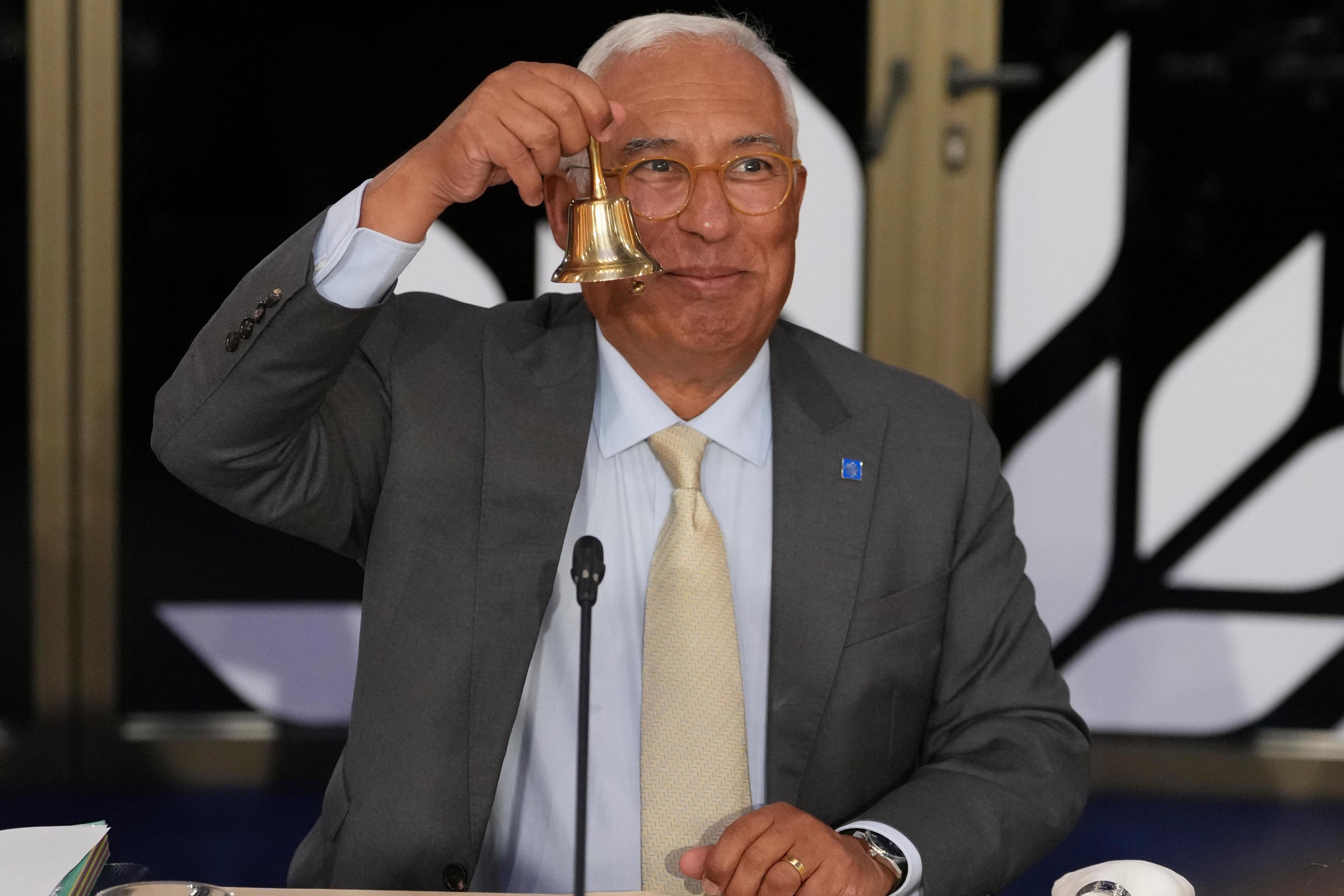 European Council President, Antonio Costa, this Thursday in Ayia Napa (Cyprus).