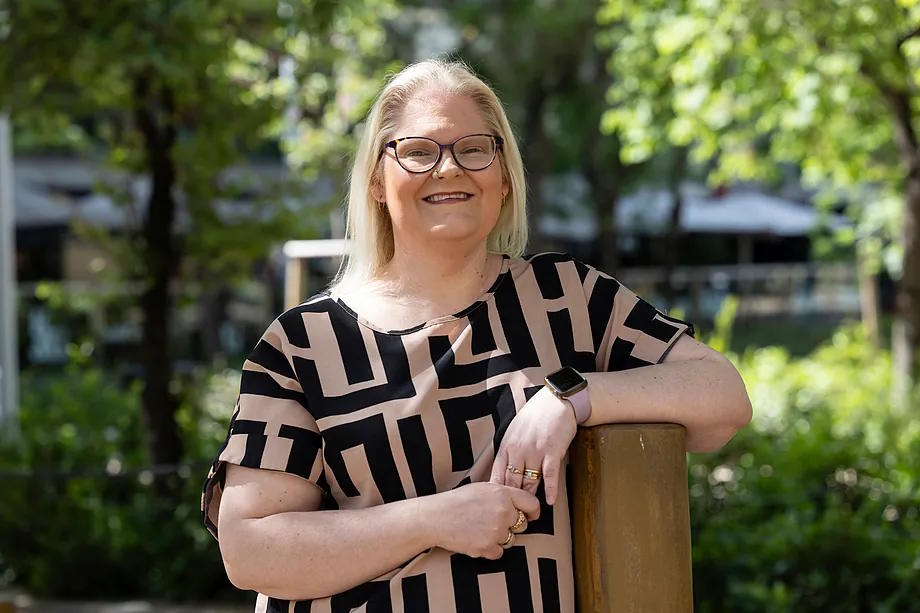 Louise Joy Brown in Barcelona.