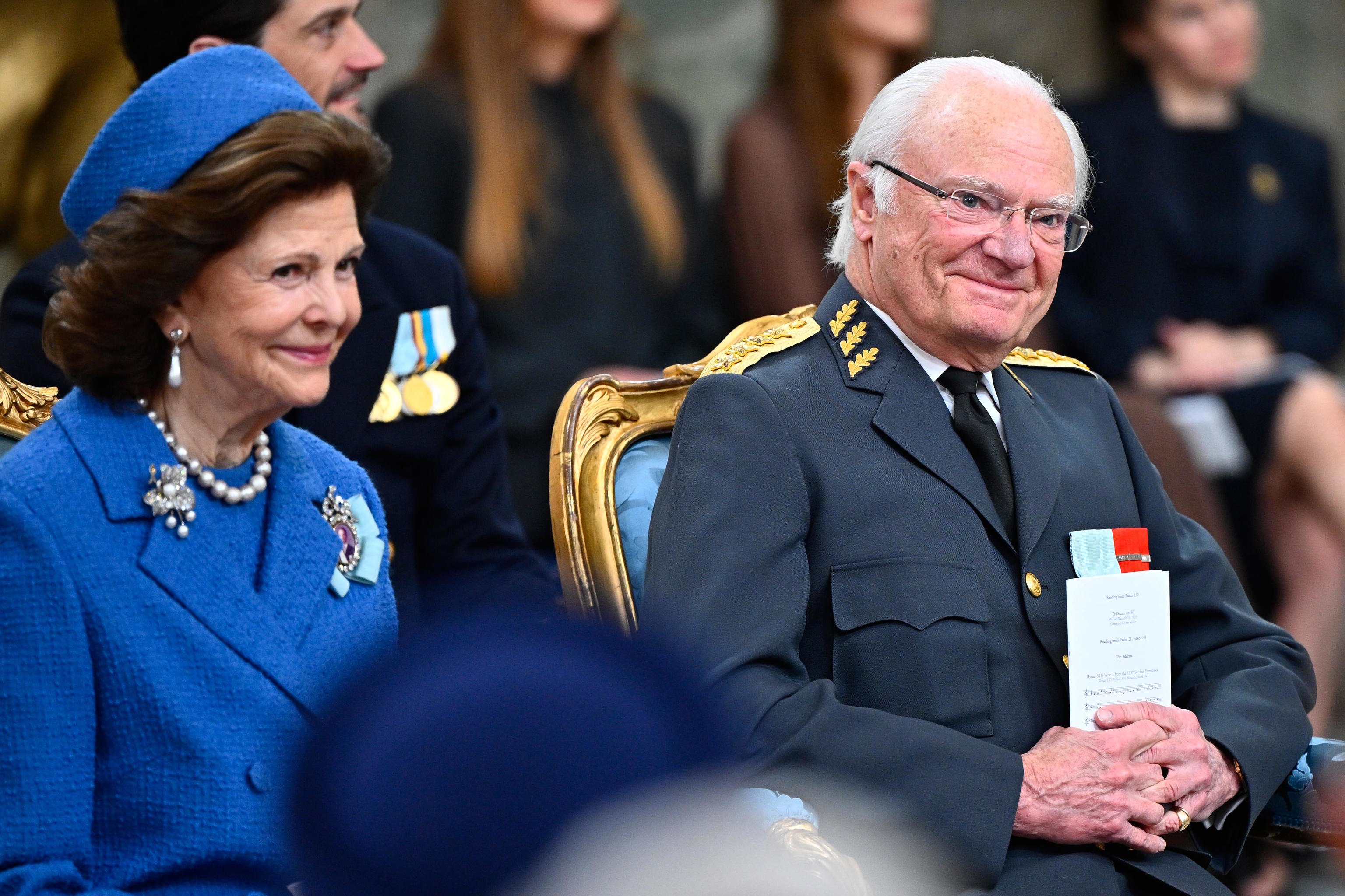 Sweden's King Carl Gustaf and Queen Silvia.