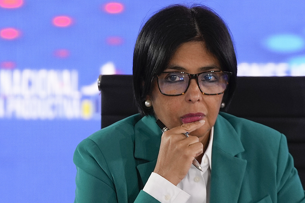 Venezuelan Vice President Delcy Rodriguez.