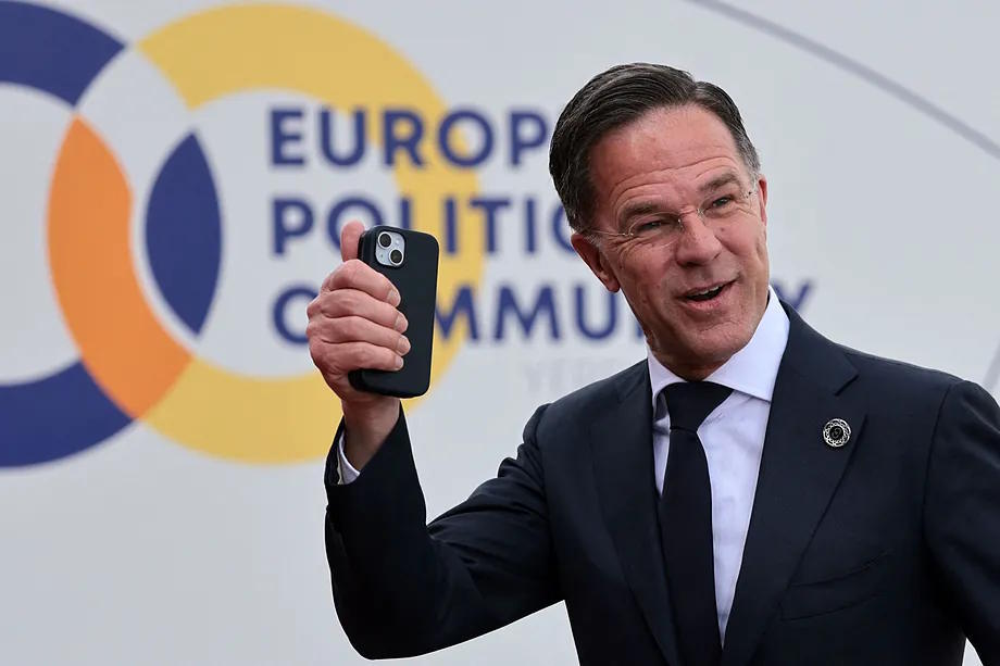 NATO Secretary-General Mark Rutte, this Monday in Yerevan (Armenia).