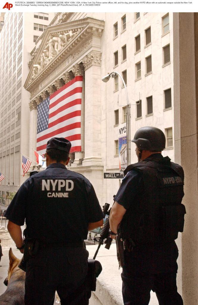Two New York City Police officers...