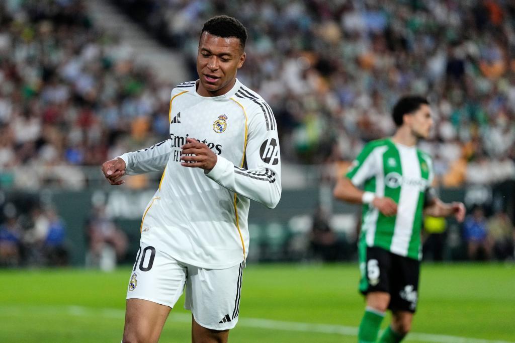 Real Madrid's Kylian Mbappe.