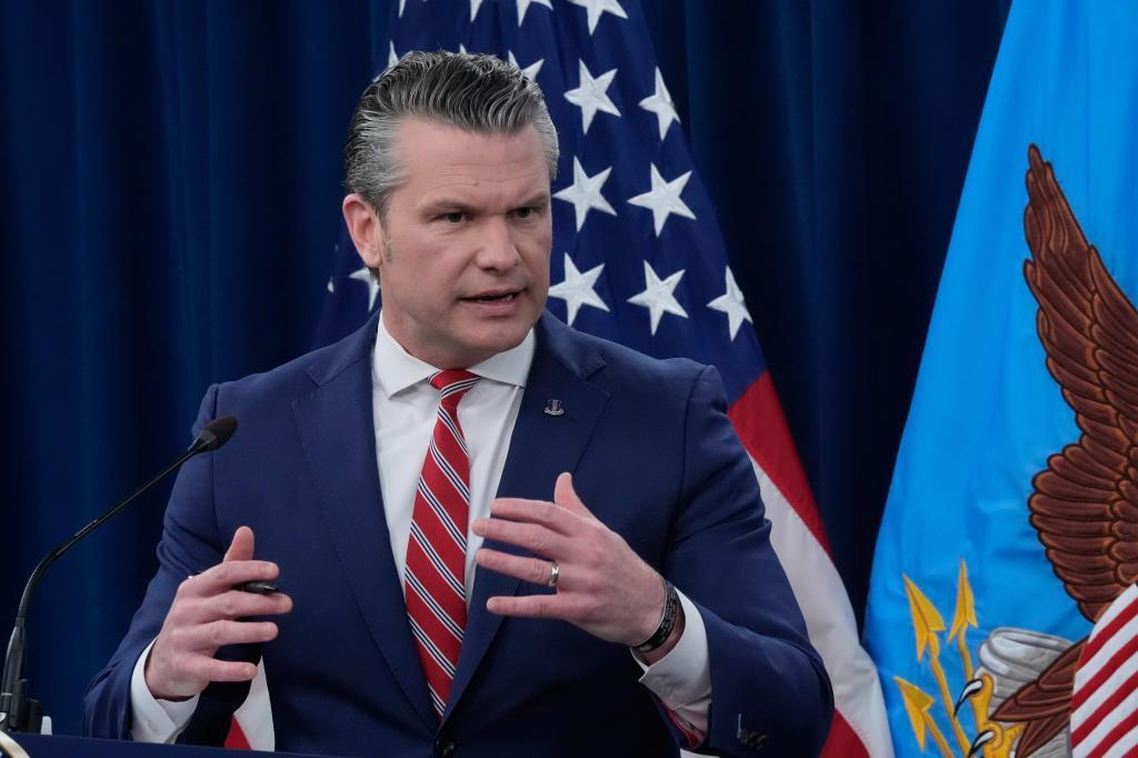 Defense Secretary Pete Hegseth.