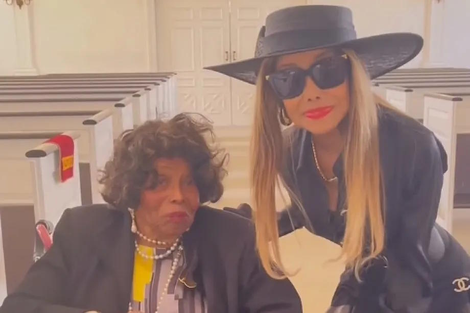 Katherine Jackson, in one of the latest photos shared by her daughter La Toya.