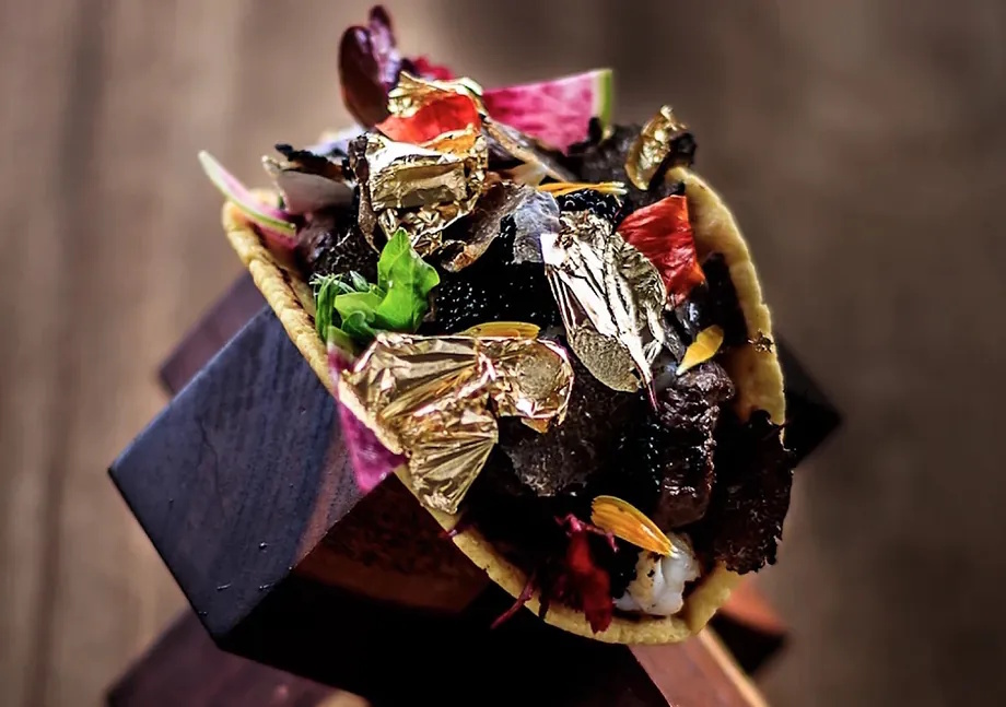 The world's most expensive taco, with caviar, lobster... and gold