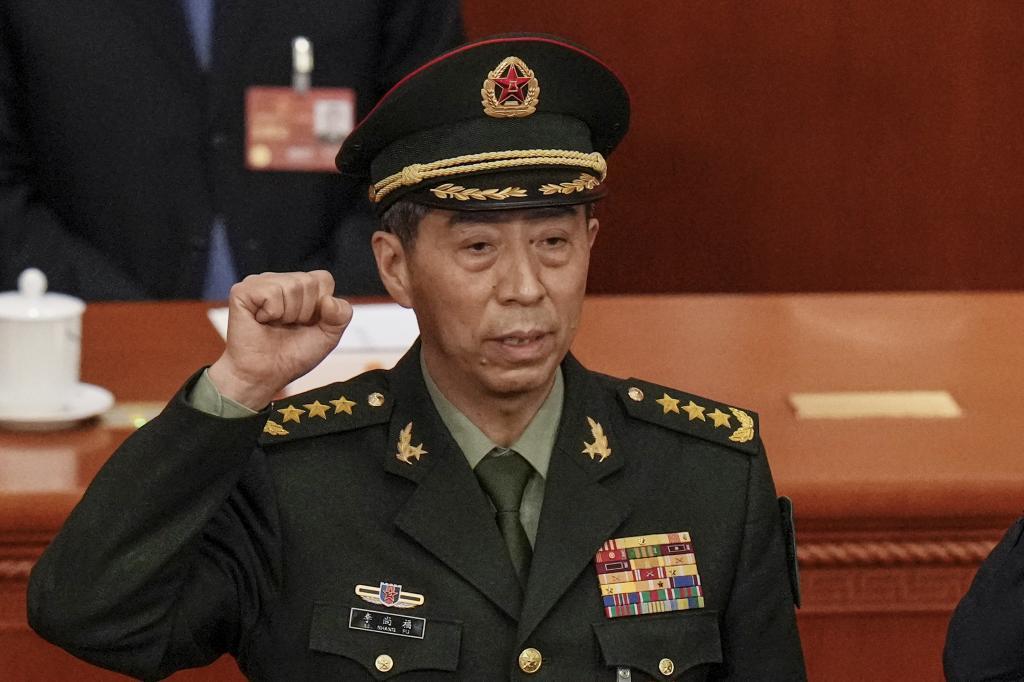 Newly elected Chinese Defense Minister Gen. Li Shangfu