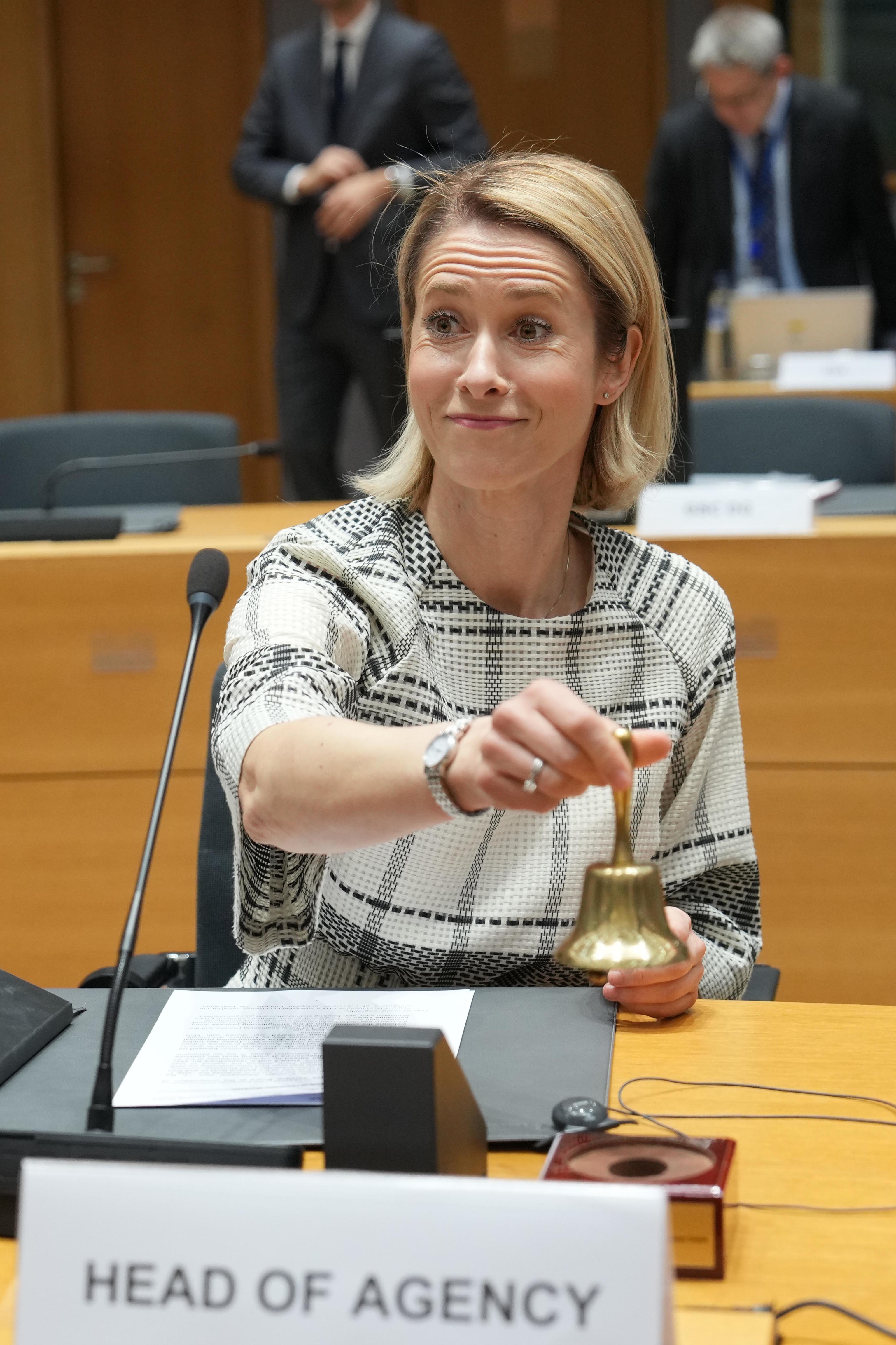 The High Representative of the Union for Foreign Affairs, Kaja Kallas.