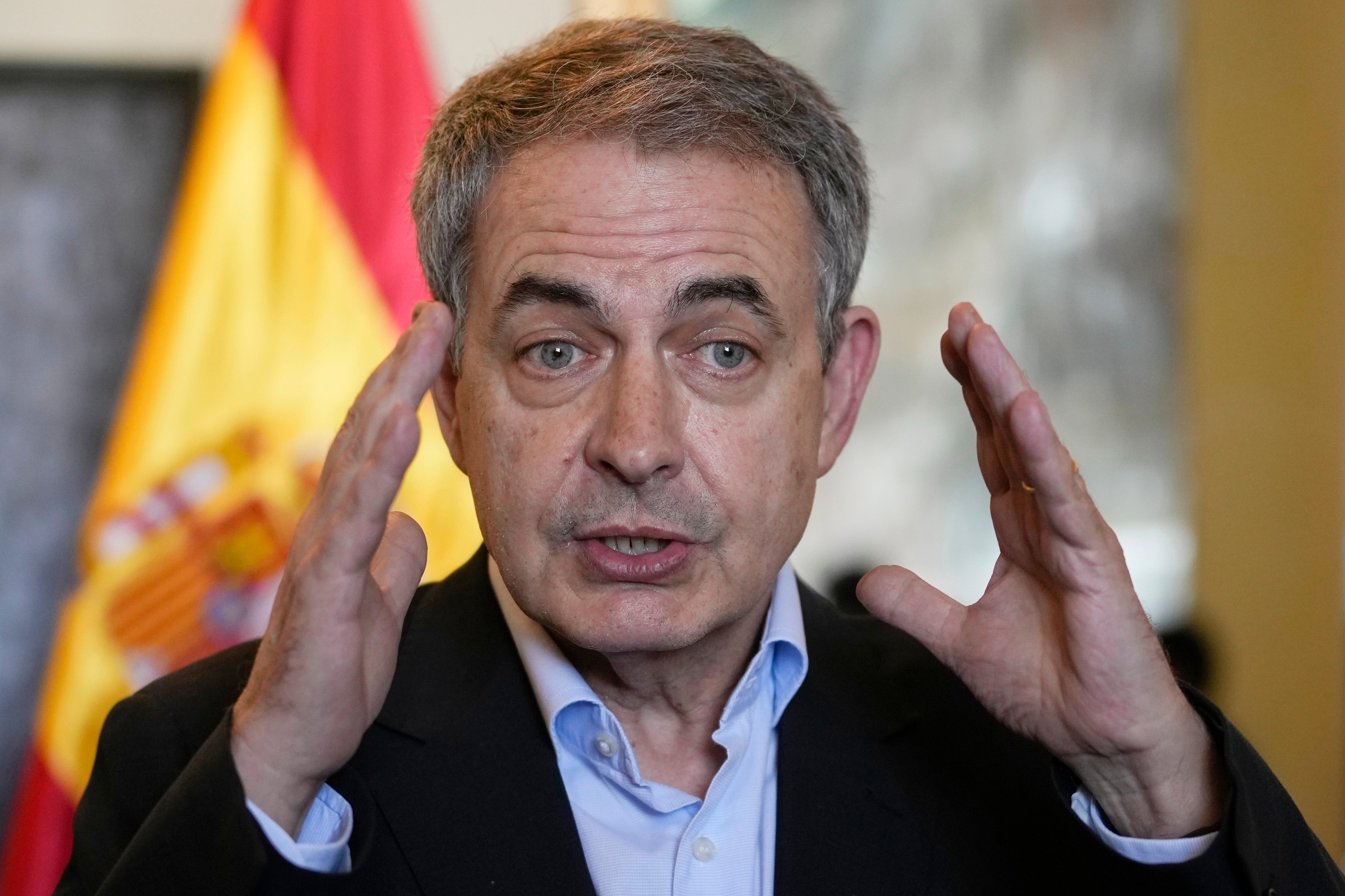 Spain's former President Jose Luis Rodriguez Zapatero.