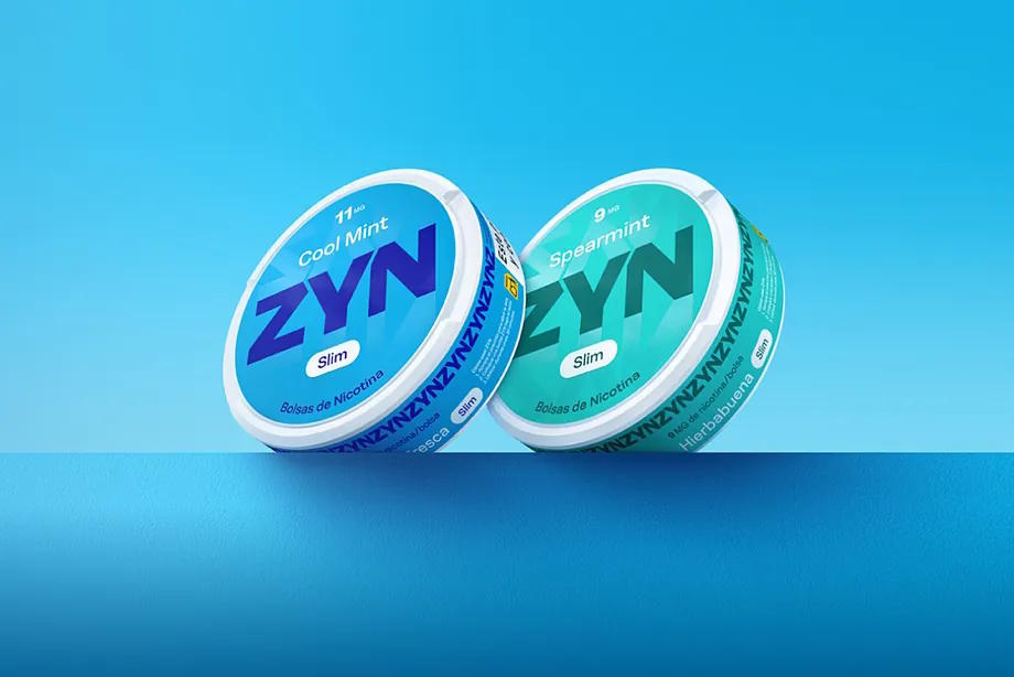 Nicotine in pouches from the best-selling brand in the United States.