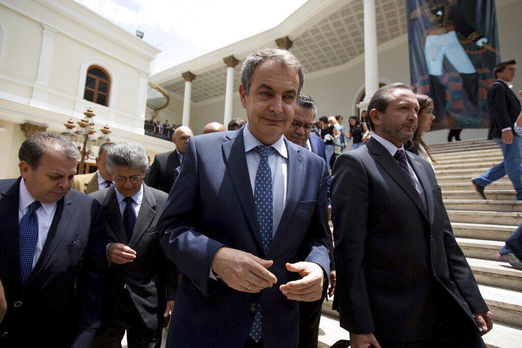 Spain's former President Jose Luis Rodriguez Zapatero