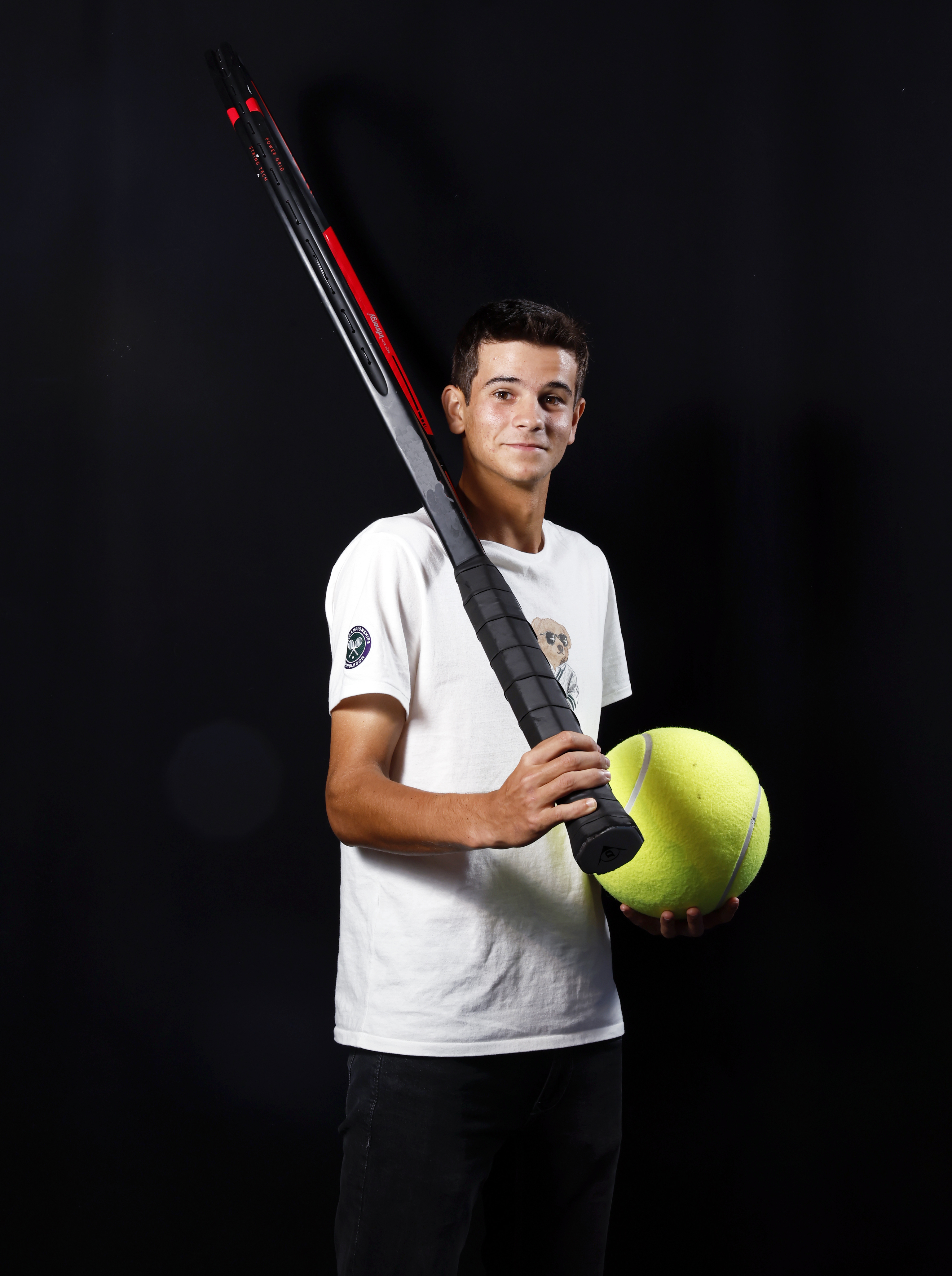 RAFA JODAR, after winning the US Open Junior in 2024.