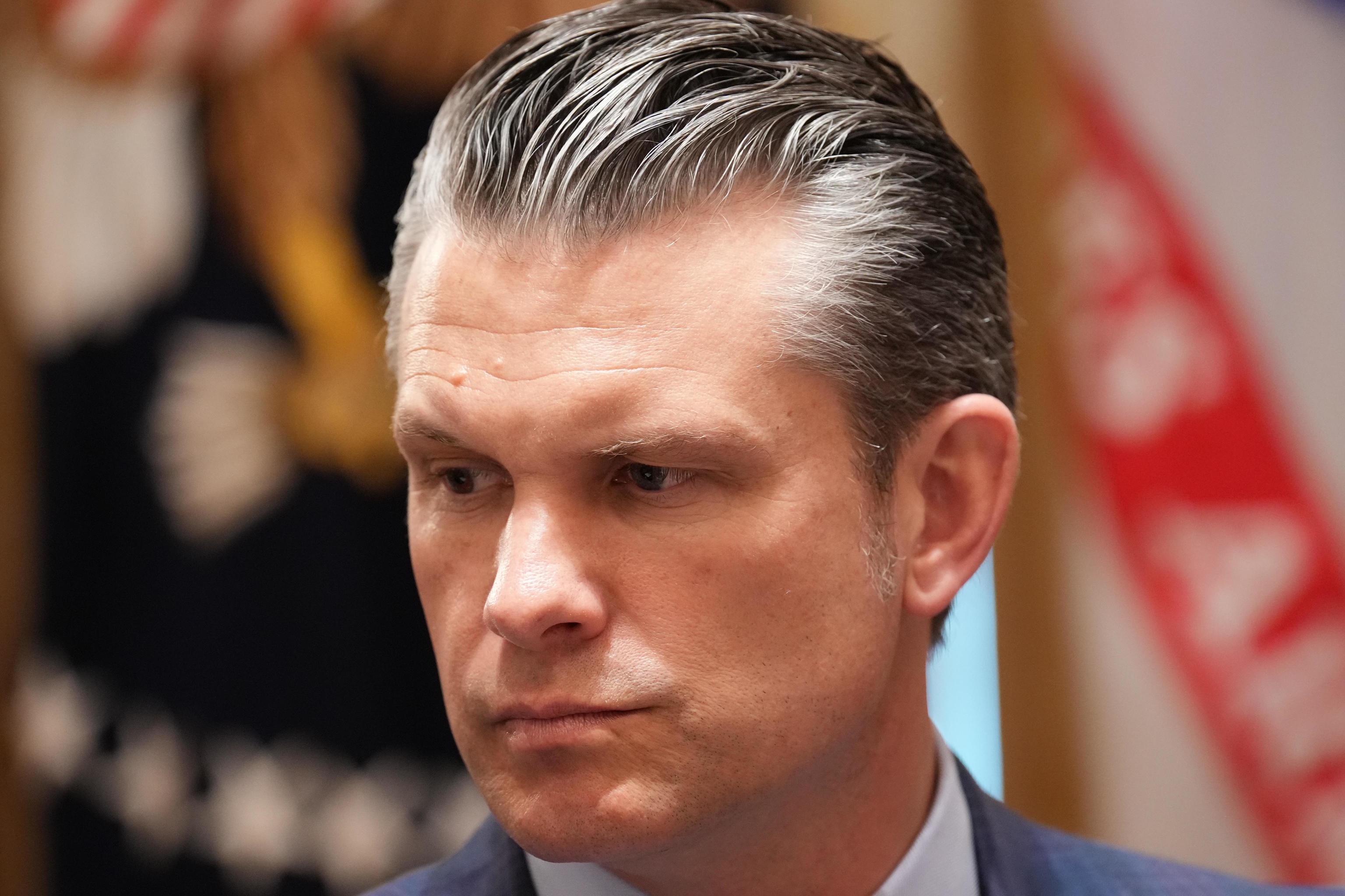 Secretary of Defense Pete Hegseth.