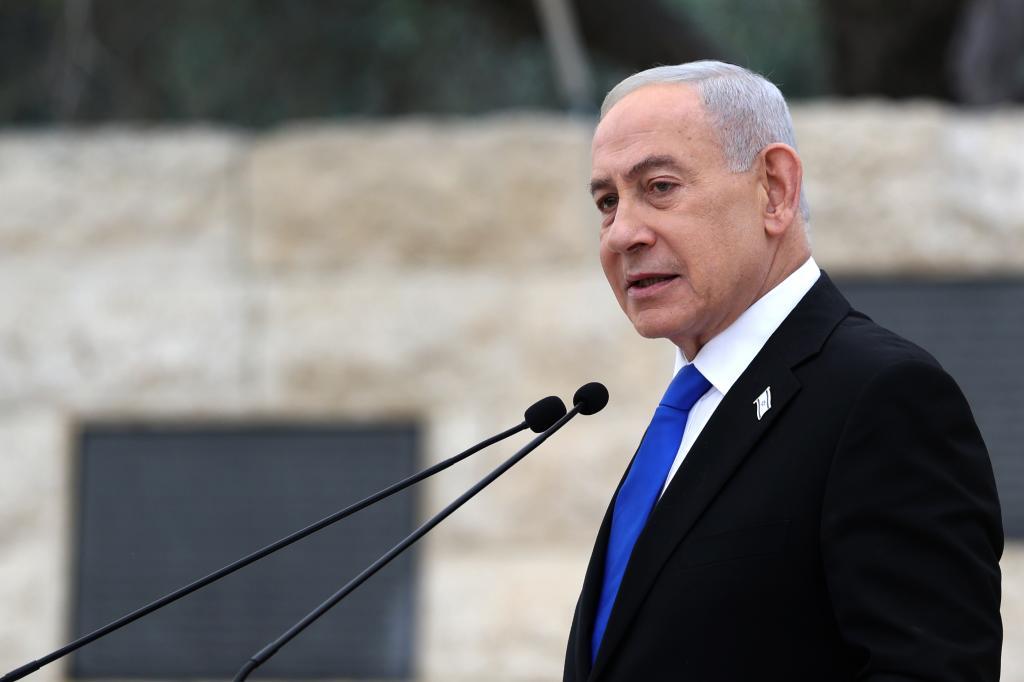 Israel's Prime Minister Benjamin Netanyahu