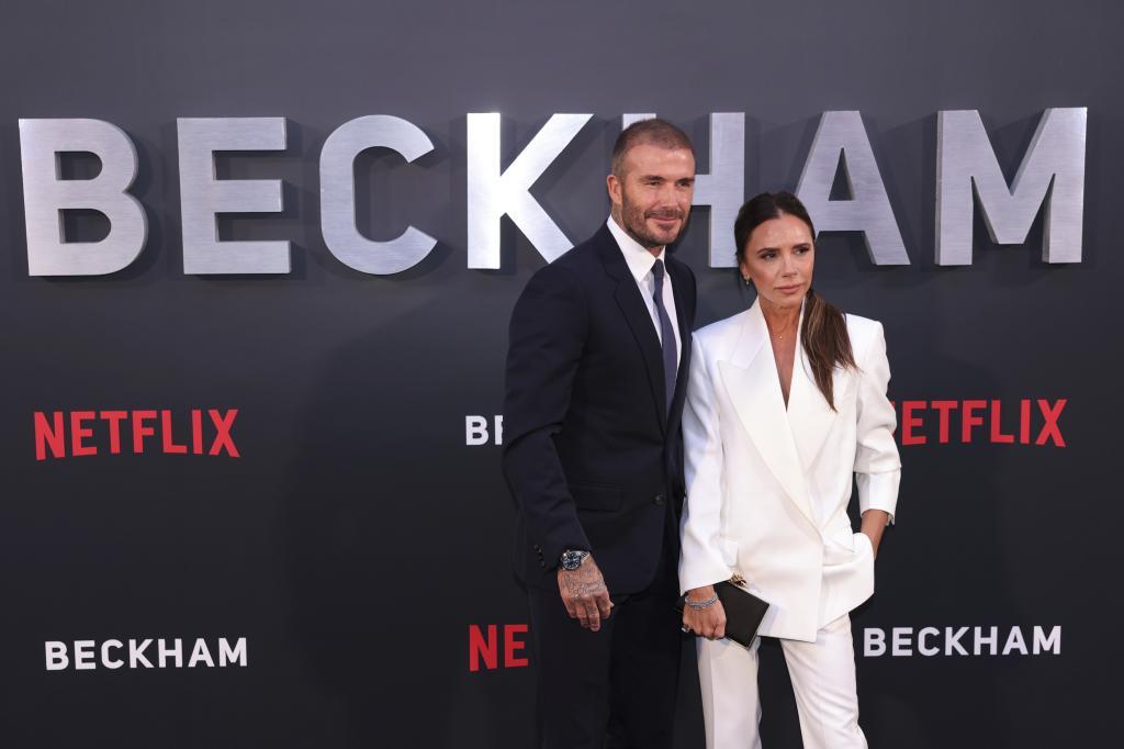 David Beckham and Victoria Beckham.