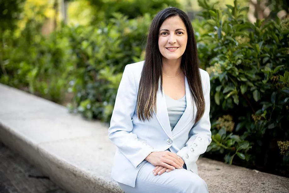 Cuban dissident Rosa Mar�a Pay�, in Madrid.